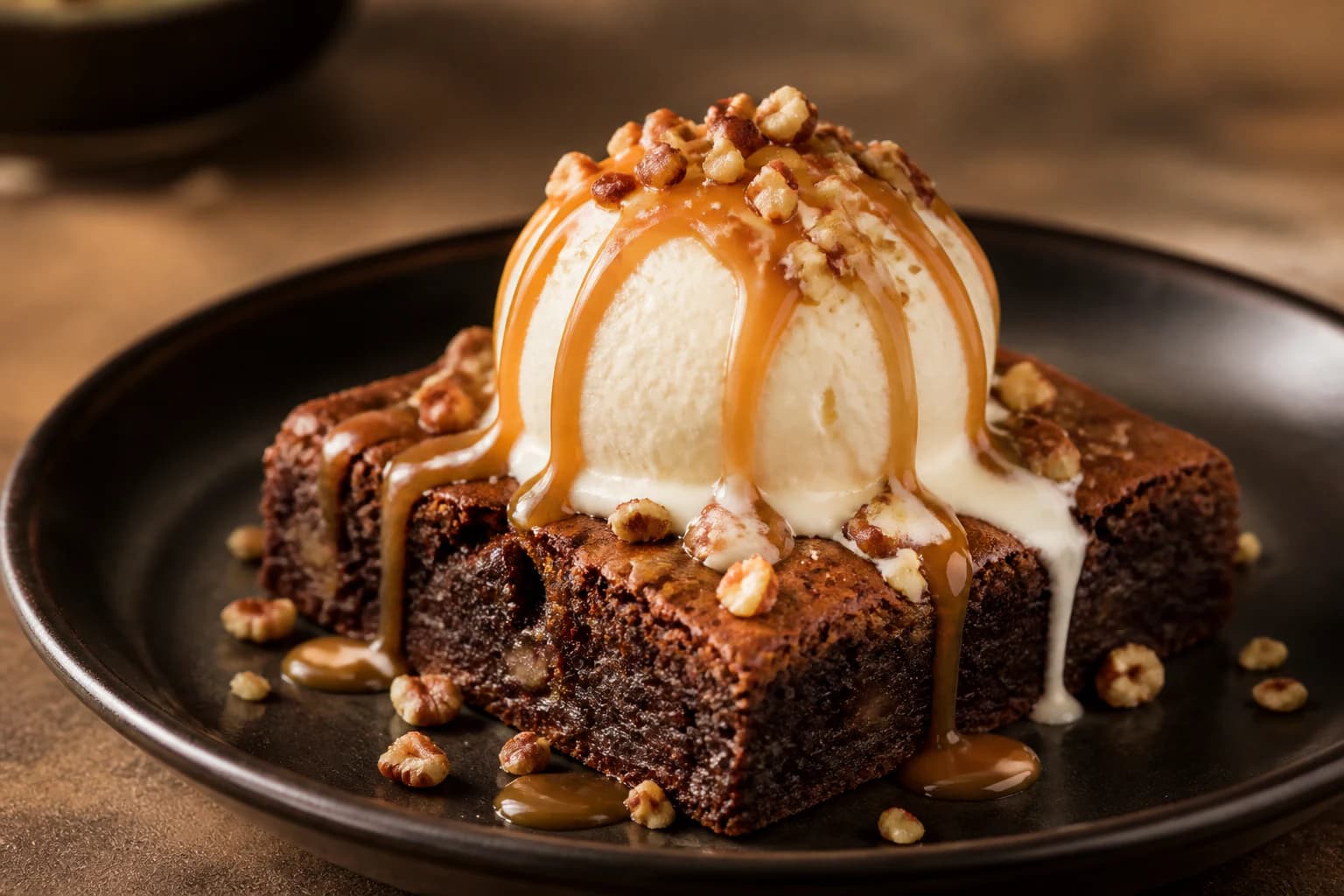 Brownie con Helado