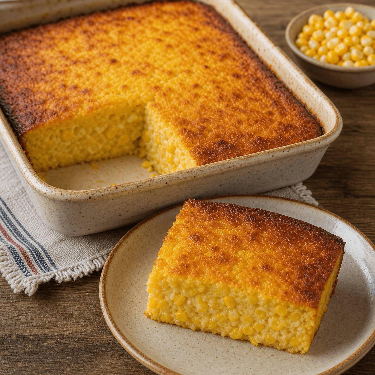 Budín de Choclo