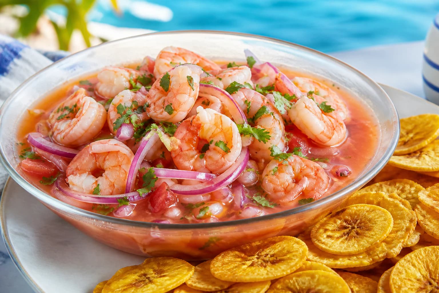 Ceviche de Camaron Ecuatoriano